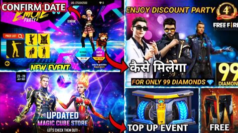 Emote Party Event Kab Aayega Free Fire New Event Next Top Up Event