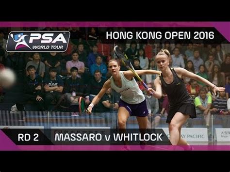 Squash Hong Kong Open Massaro V Whitlock Rd Highlights