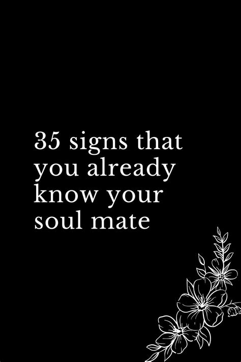 35 signs that you already know your soul mate | Soul mate love, Soul ...