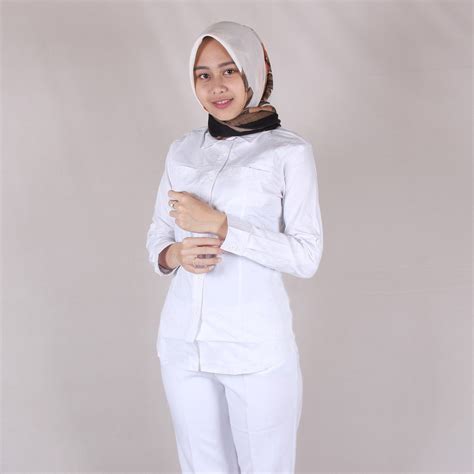 Gain Store Jual Kemeja Putih Polos Wanita Baju Formal Cewek Baju