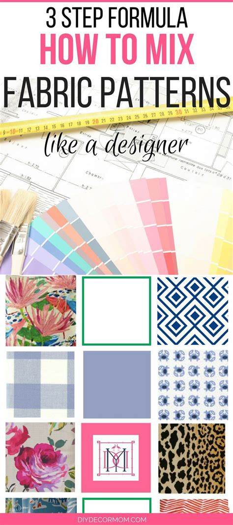 Mixing Fabric Patterns Designer Secrets Diy Decor Mom