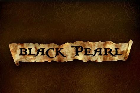 BlackPearl Font JoannaVu FontSpace Bricolage et loisirs créatifs