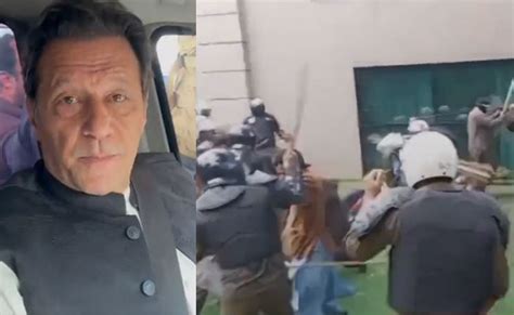 Pak Police Breach Former Pm Imran Khans Residence After He Leaves For