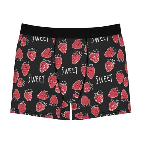 Sweet Strawberries Red White On Black Text Sweet Women S Bikini Swimsuit