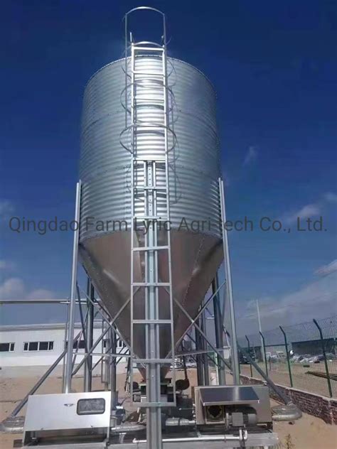 Hot DIP Galvanized Steel Feed Storage Silo For Pig Equipment China