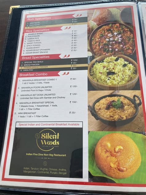 Menu At Maharaja Veg Fine Dine Restaurant Bengaluru