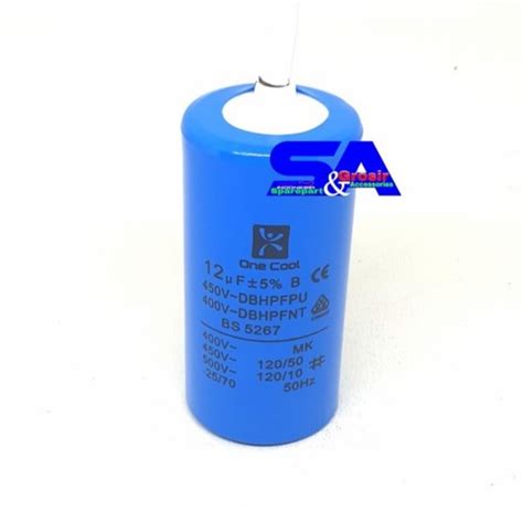 Jual Kapasitor Mesin Cuci 12 Uf Bulat Single Capacitor Pompa Air 12