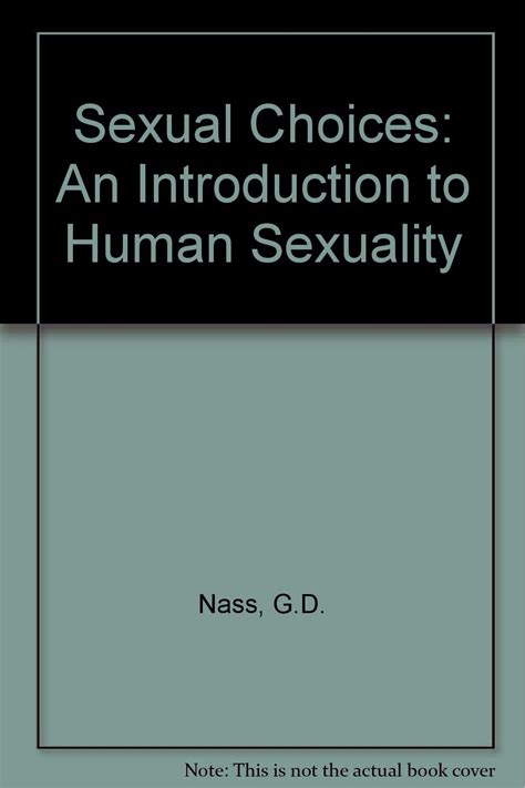 Buy Sexual Choices An Introduction To Human Sexuality Book Online At