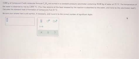 Solved G Of Compound X With Molecular Formula C H Chegg