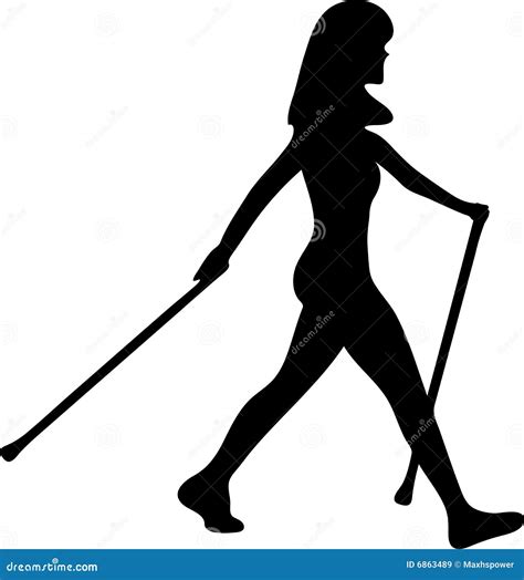 Nordic Walking Royalty Free Stock Images Image