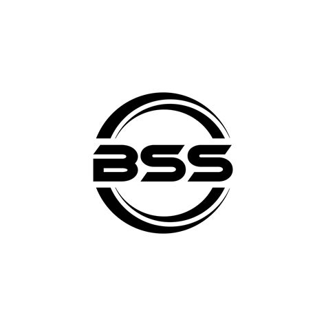 BSS letter logo design in illustration. Vector logo, calligraphy ...