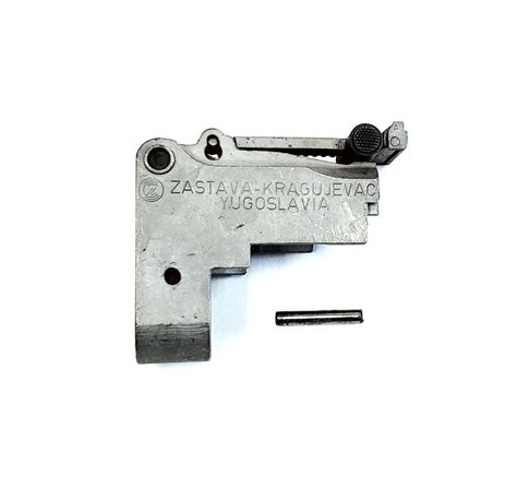 Yugo M70 Rear Sight Block With Pin White