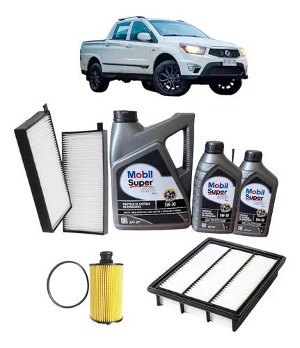 Kit Mantenci N Actyon Sports Ssangyong W Filtro Aire Acei Cuotas