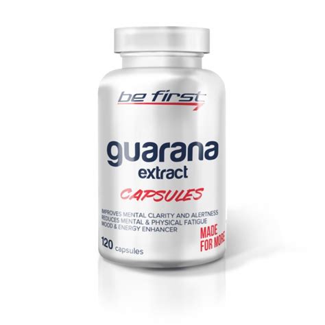 Спортивное питание Be First Гуарана Guarana extract capsules 120 капсул ...