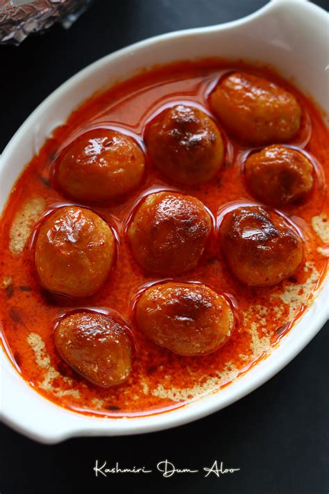 Kashmiri Dum Aloo Recipe Sharmis Passions