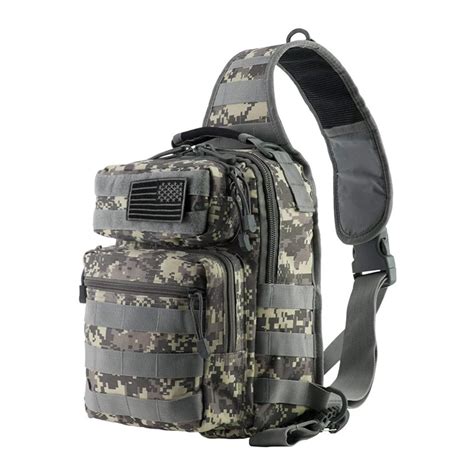 Small Tactical Sling Chest Pack Bag Molle Daypack Backpack Ipad Mini Military Shoulder Bag Duty