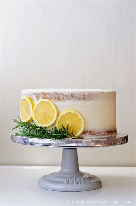 Half Naked Layer Cake With Fresh Blueberries And Lemon Whipped Cream Lemon Birthday Cakes