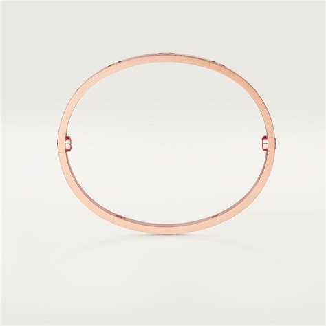 Crb Love Bracelet Diamonds Rose Gold Diamonds Cartier