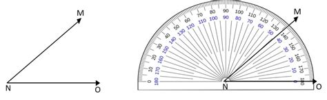 Measuring An Angle With And Without A Protractor How To Use A Protractor To Draw Angles Ccss