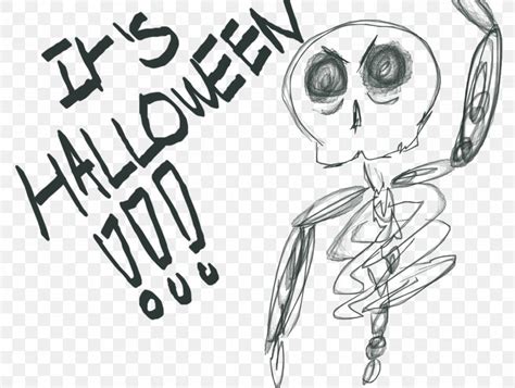 Spooky Scary Skeletons Drawing Sketch, PNG, 1350x1020px, Watercolor ...