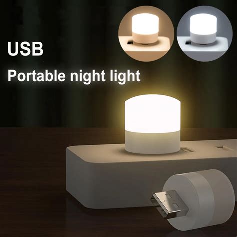 Mini Usb Plug Led Night Light Luz Do Livro Prote O Para Os Olhos