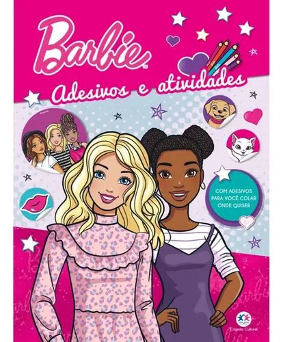 Livro Infantil Barbie Adesivos E Atividades Editora Ciranda Cultural