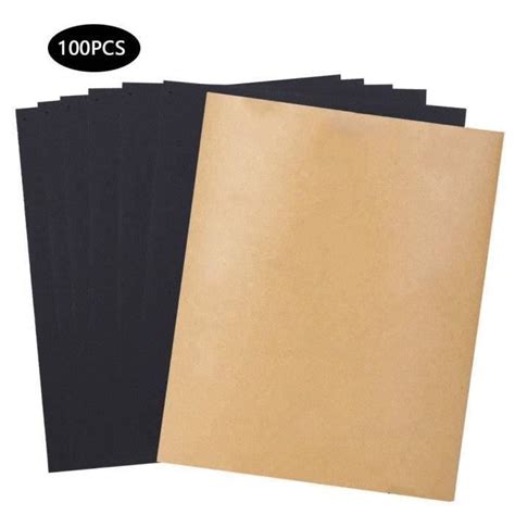 Cw C Pcs Feuille Abrasive De Pon Age Papier De Verre Tanche Au