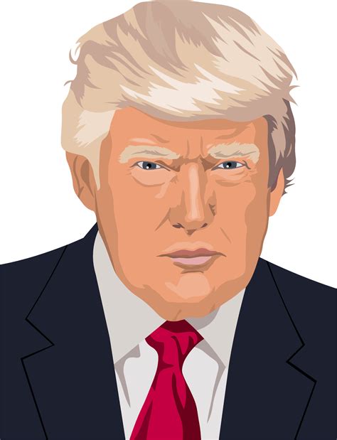 Clipart - Donald Trump Portrait By Heblo