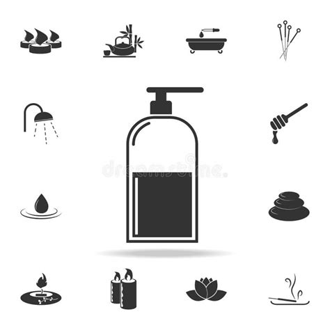 Massage Oil Icon Detailed Set Of Spa Icons Premium Quality Graphic