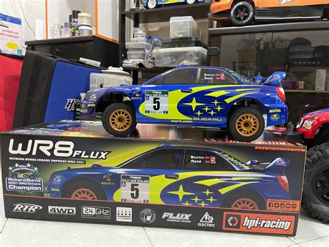 HPI WR8 Flux Subaru Impreza WRX 1 8 Scale Rc Car With Extra Toyota