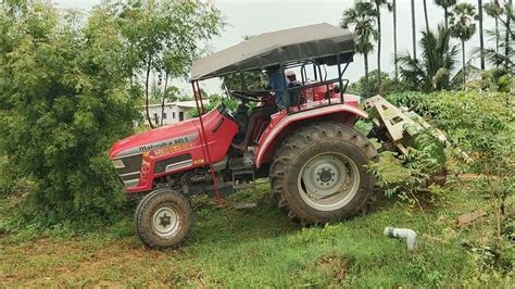 Mahindra Arjun Novo Di Tractor Goes To Rotavator Performance In