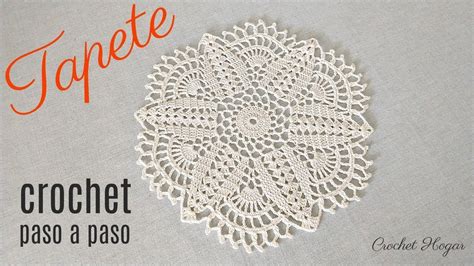 C Mo Tejer Tapete A Crochet Paso A Paso Crochet Hogar Youtube