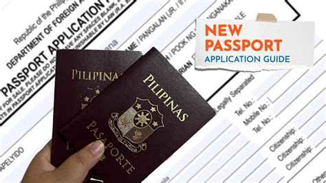 Paano Mag Apply Ng Passport Kung First Time Requirements Process