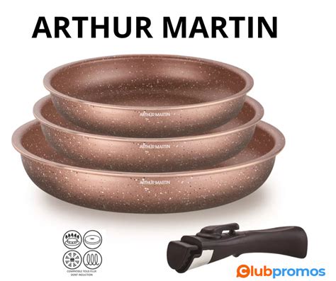 Promo Arthur Martin Batterie De Cuisine Pcs Induction