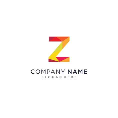 Premium Vector Colorful Z Letter Logo Technology