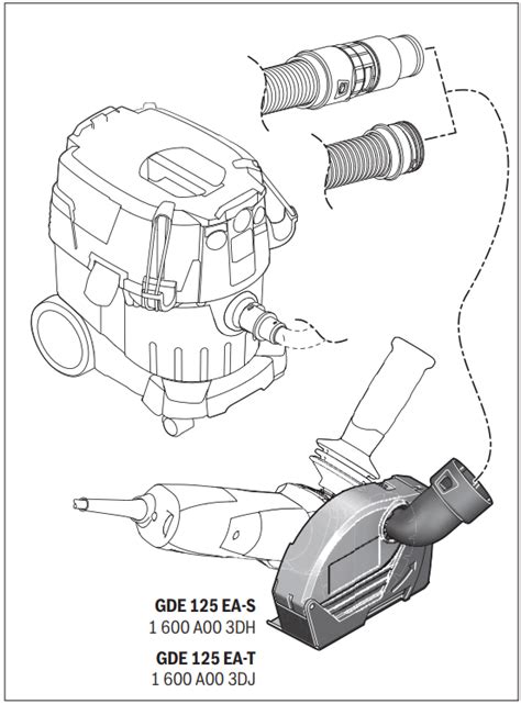 Bosch Ea S Gde Professional Dust Extraction Instruction Manual