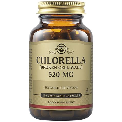 Chlorella Mg Vegetable Capsules Solgar