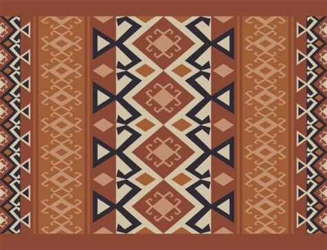 Ikat African Tribal Geometric Pattern Graphic By Parinya Maneenate