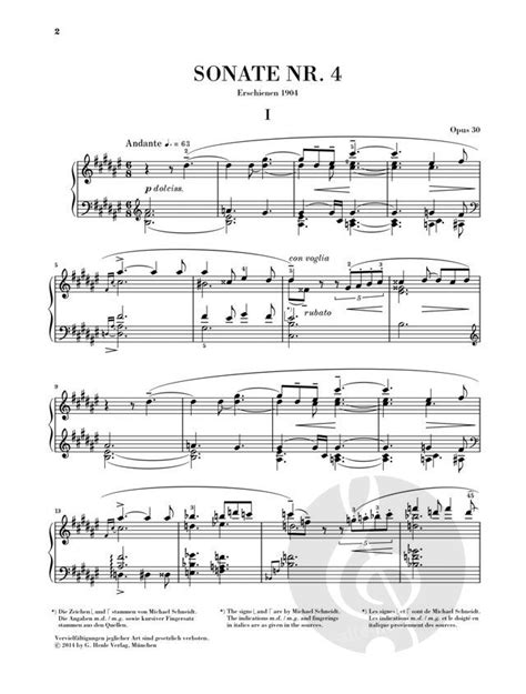 Alexander Skrjabin Piano Sheet Music Buy Online