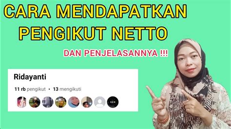 Cara Mendapatkan Pengikut Netto Di Facebook Dan Penjelasannya Facebook