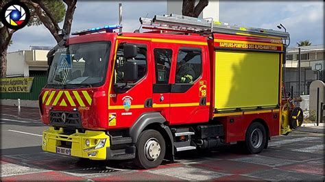 Sapeurs Pompiers D Antibes D Part Fptl Vsav Youtube