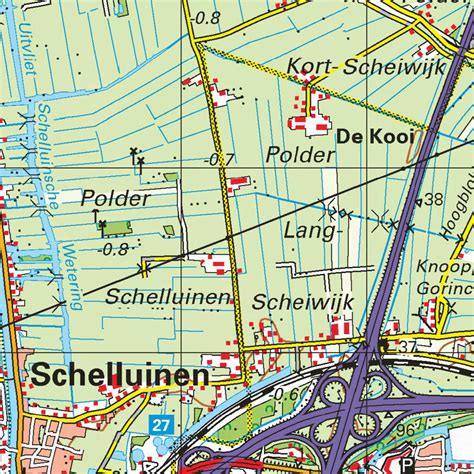 Rivierenland West Map By Red Geographicsreijers Kaartproducties