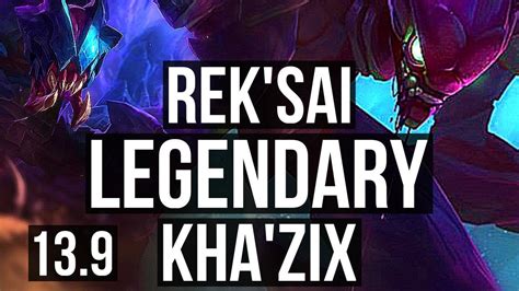 Rek Sai Vs Kha Zix Jng Legendary Games Tr Master