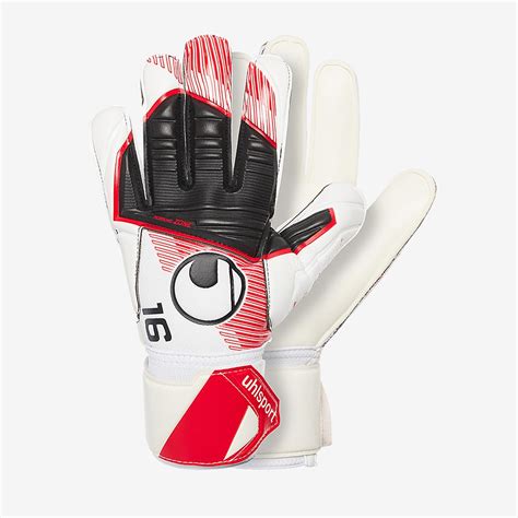 Uhlsport Powerline Supersoft Mike Maignan Blanc Rouge Noir Gants De