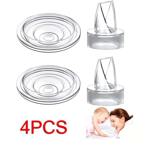 Pack Duckbill Valves Silicone Diaphragm For Portable Breast Pump Spare