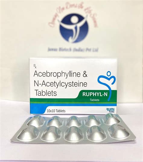 Acebrophylline N Acetylcysteine Tablets At Rs 99 Stripe Pcd Pharma