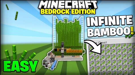 Easy Expandable Bamboo Farm Tutorial In Minecraft Bedrock Mcpe