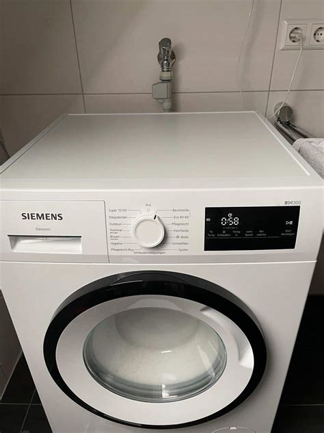 Siemens WM14N123 Waschmaschine Test Und Bewertung Erfahrungen