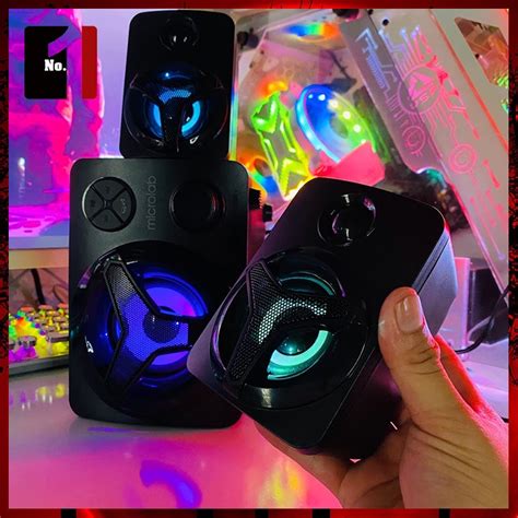 Mua Loa Máy Tính Bluetooth Mini Để Bàn 2 1 Led RGB MICROLAB U210 Loa Vi