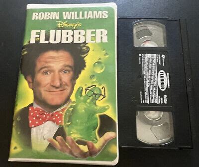 FLUBBER VHS 1998 Clam Shell Robin Williams Disney Home Video VCR